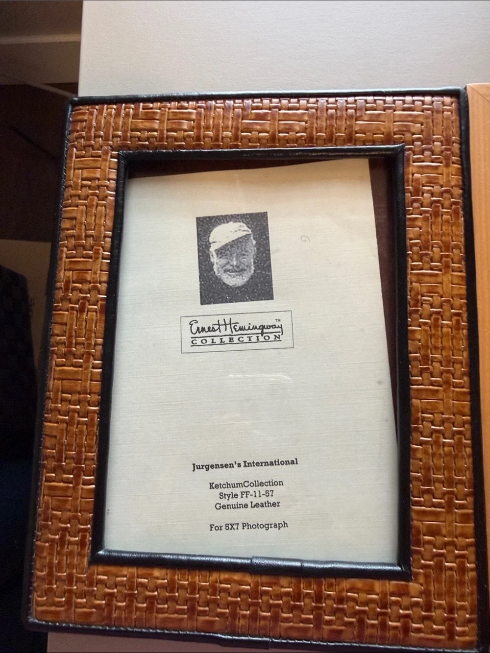 Unbranded Natural Wood Photo Frame - Light Brown